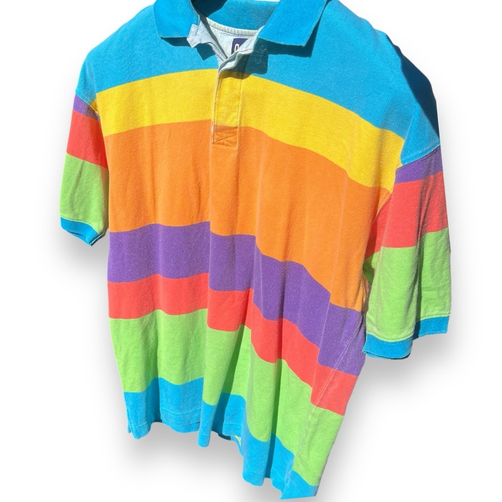 Vintage GAP Striped Color Block Polo Shift